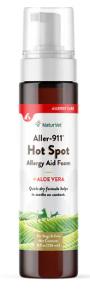 Naturvet Aller-911 Hot Spot Foam 8oz