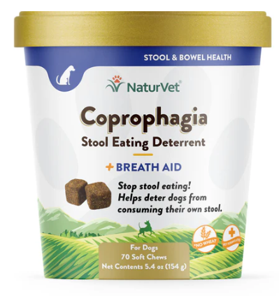 Naturvet Coprophagia Stool Eating Deterrent Chews - 90 count