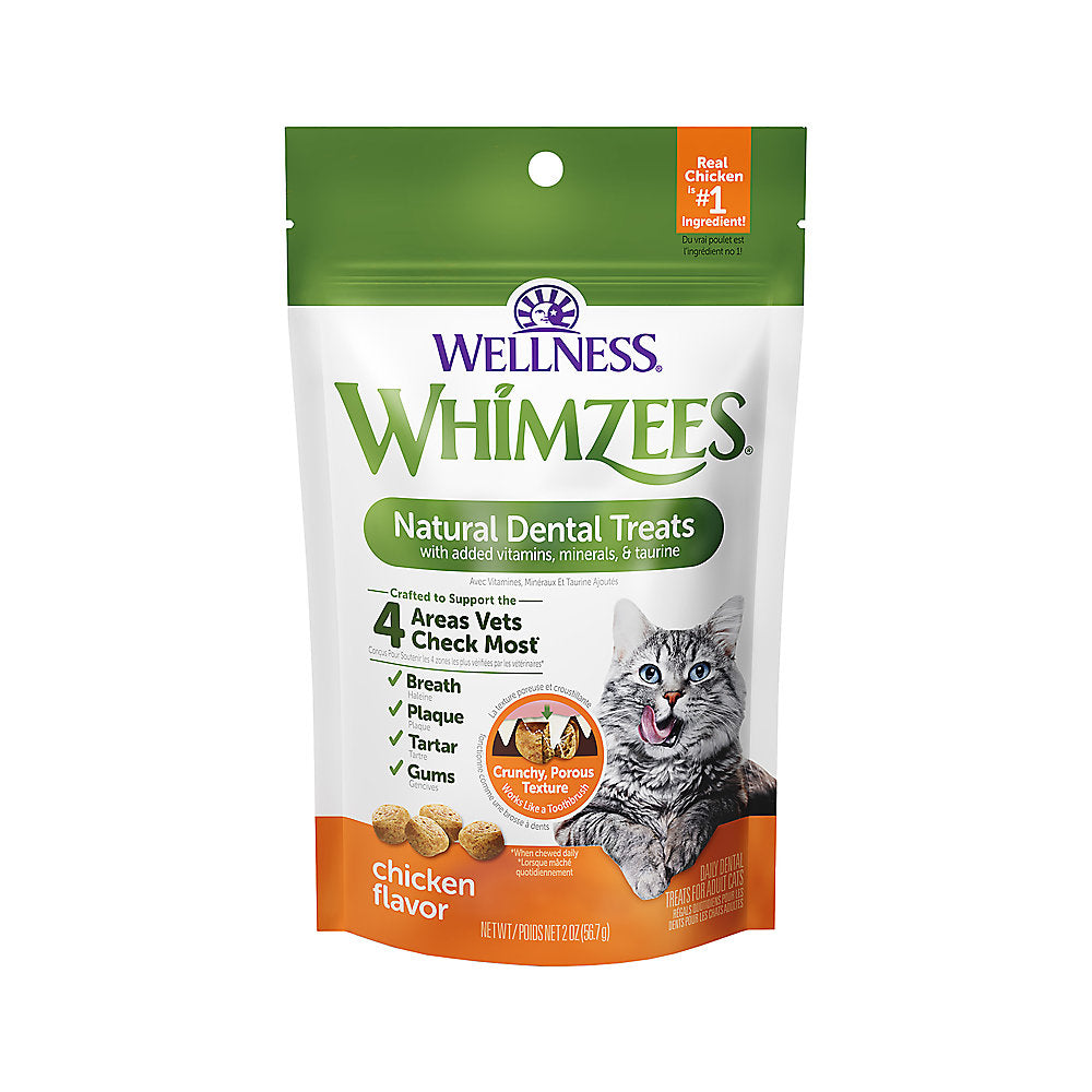 Whimzees Cat Dental Treats - Chicken 2oz