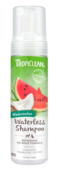 Tropiclean Waterless Watermelon Shampoo Dog & Cat 7.4oz