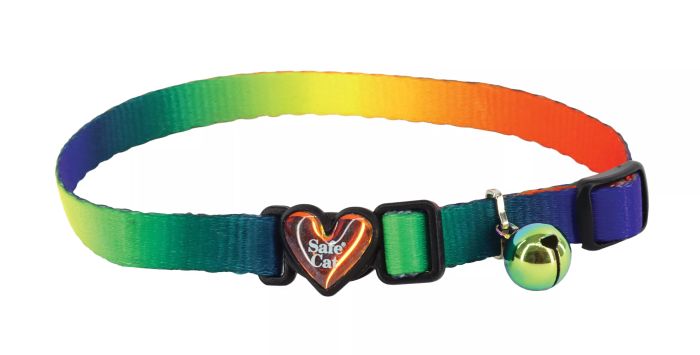 Safe Cat Collar Breakaway Dark Prism 12"