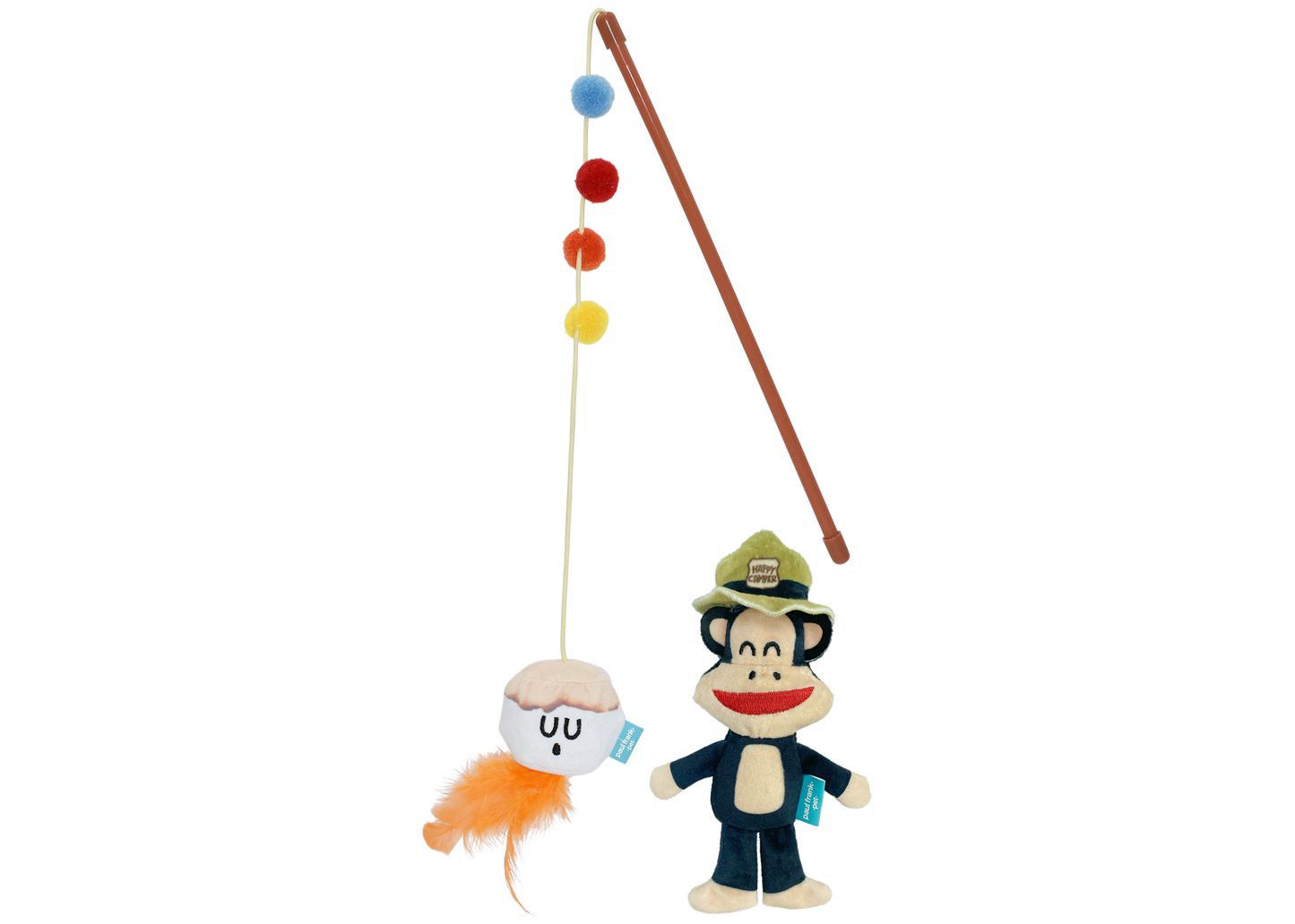 Paul Frank Marshmallow Wand Cat Toy