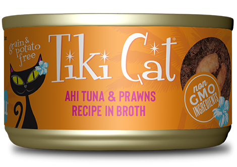 Tiki Cat - Ahi Tuna & Prawns 6oz