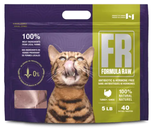 Formula Raw Cat Food Complete Turkey 5lb