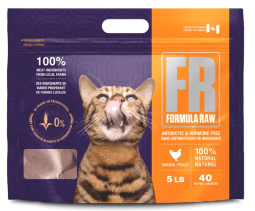 Formula Raw Cat Food Complete Chicken 5lb