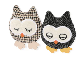 P.L.A.Y Feline Plush Catnip Owl 2pk