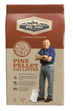 DR. POL CAT LITTER - PINE PELLETS 14 LB