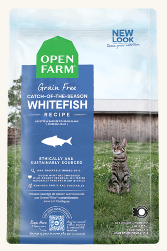 Open Farm Cat Food - Whitefish 8lb