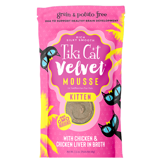 Tiki Cat for Kittens - Velvet Mousse Chicken Pouch 2.4oz