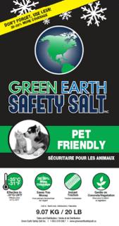 Green Earth Pet Fiendly Safety Salt Bag 50lb