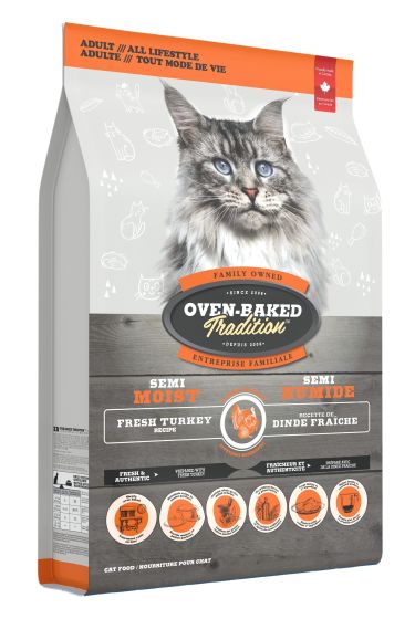 Oven Baked Tradition for Cats - Semi-Moist Turkey 3lb