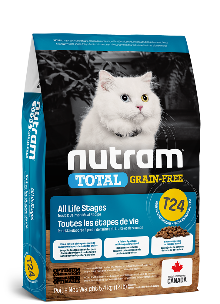 Nutram for Cats - T24 Grain-Free Trout & Salmon 2.5lbs (special order)