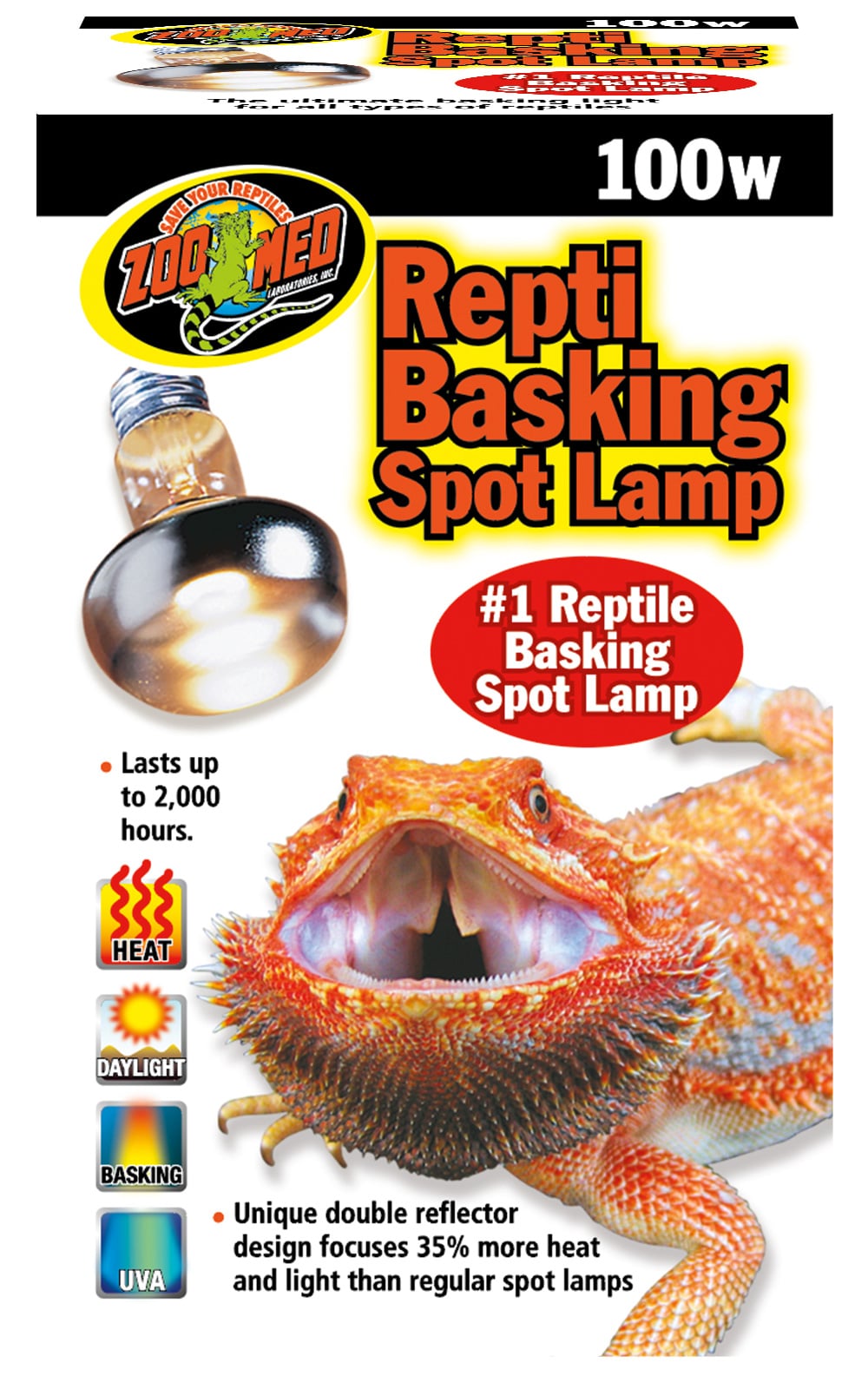 ZooMed Repti Basking Spot Lamp 100W 2 Pack